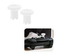 Remplacement de joystick renforcé compatible avec PS5, rallonges de joystick analogique texturées pour jeux, compatible avec DualSense Edge (blanc)