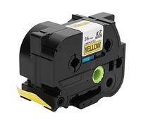 Remplacement de la Bande d'étiquettes Compatible pour TZe-261/TZe-661 36 mm de Ruban d'étiquette P-Touch laminé pour PT-9700PC PT-3600 PT-9200 PТ-9600(Noir sur Fond