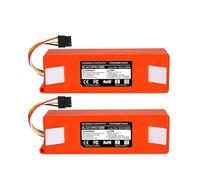 Remplacement De La Batterie Du Robot Aspirateur BRR-2P4S-5200S. Compatible For Roborock S55 S60 S65 S50 S51 S5 MAX S6(12800mAh x2PCS)