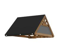 Remplacement de la canopée de jeu 89x52 en argent 210D PlayDset TARP remplacement avec l'eau noire complète et du soleil toute la saison toute la saison pour la maison jeu, la bâche, le swing s