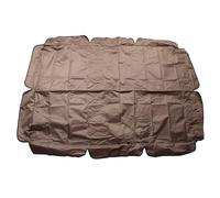 Remplacement de la canopée étanche pour balançoire d’extérieur, canopée en Tissu Oxford 420D revêtu d’Argent pour Chaise Suspendue, avec Sangles Anti-Vent, Protection Contre Les UV (Brun)