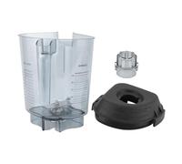 Remplacement de la carafe du blender de 48 oz avec ensemble de lames en acier inoxydable, compatible avec Touch and Go, Blending Station Advance, The Quiet One, contenant en PC à