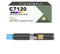 Remplacement de la Cartouche de Toner Compatible C7120 006R01825 pour l’imprimante Xerox Versalink C7120 C7125 C7130 (1, Cyan)