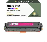 Remplacement De La Cartouche De Toner Compatible Crg-731 Crg731 Avec L`Imprimante Lbp7100Cn Mf628Cw Mf8230Cn Mf623Cn Satera Mf628Cw (1, Magenta)[ENC944242]