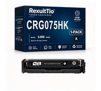 Remplacement de la Cartouche de Toner Compatible CRG075 à Haut rendement pour CRG075HK/C/M/Y avec la dernière Puce, Convient à l'imprimante Laser Canon Color imageCLASS LBP646Cdw LB647Cdw MF662CdW