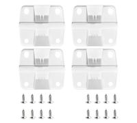 Remplacement de la charnière du radiateur - Pièces de fixation du couvercle avec vis, conception de renfort robuste | Accessoires de réparation de glacière pour un usage privé et commercial