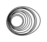 Remplacement de la Courroie du Tourne-Disque Enregistreur, 200pcs | Courroie de platine en caoutchouc pour projet, différentes spécifications, remplacement de lecteur de Cassettes,