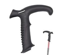 Remplacement de la poignée du bâton : poignée rembourrée en mousse douce, texture en caoutchouc portable, conception résistante adaptée à la marche | Matériau amortisseur pour la marche, bâtons