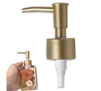 Remplacement de la Pompe à Savon en Or brossé - Remplacement de la Pompe du Distributeur Savon pour Distributeur Bouteille Lotion (Or brossé)