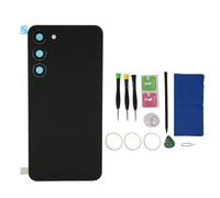 Remplacement de la porte de boîtier étanche pour Galaxy S23Plus, vitre arrière avec objectif de caméra pré-installé, résistance aux