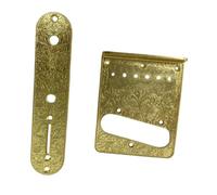 Remplacement De La Queue De Manche En Métal Pour Guitare,Or | stablement accordé pendant les plages de corde, plaque de contrôle gravée, résiste à la déformation, installation fluide