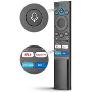 Remplacement de la Telecommande-Samsung-Smart-TV,Télécommande pour Samsung | Universelle pour Samsung QLED Crystal UHD 4K TVs,4 raccourcis, fonction vocale, matériaux ABS