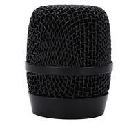 Remplacement de la tête de microphone, grille de microphone, grille de remplacement de la tête sphérique, grille en maille avec micro, pare-brise en coton pour Bbs666 noir
