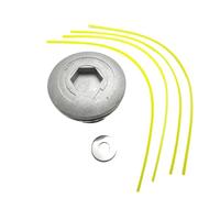 Remplacement de la tête universelle à 4 cordes pour le coupeur compatible avec les tondeuses à pelouse en aluminium Strimmer Head Garden Brush accessoires