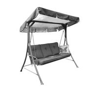 Remplacement De La Toile De Gazebo Housse de Chaise pivotante for Aire de Jeux, Couverture supérieure de Chaise pivotante, auvent Pare-Soleil étanche, Vert, 164x114x15cm(Grey195 125 15cm)