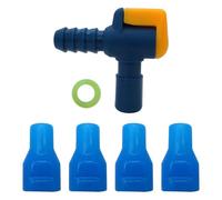 Remplacement de la valve de morsure - Buse de bec en silicone de 5 cm, connecteur de vessie d'hydratation, adaptateur de tube d'eau étanche, embout souple et flexible | Bec de Valve de morsure Durable