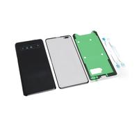 Remplacement De La Vitre ArrièRe Et éCran En Verre De La Lentille ExtéRieure Avant Avec Outils De RéParation De PièCes De Bande D'objectif D'appareil Photo Pour Galaxy S10 5g Noir