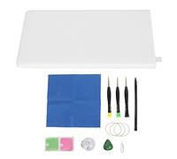 Remplacement de la Vitre Arrière pour Téléphone Google Pixel 7 Pro, Coque de Protection en Verre Arrière avec Kit D'outils de Réparation Complet avec Ruban Adhésif prédécoupé (Blanc)