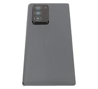 Remplacement de la Vitre Arrière Z Fold 2, Installation Facile de la Coque Arrière en Verre du Téléphone avec Lentille en Verre de L'appareil Photo, avec Bande de Cadre et Outils (Noir)