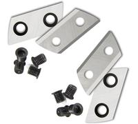 Remplacement de Lame de Coupe de déchiqueteuse de broyeur de Jardin de 2 Paires pour Einhell GH-KS 2440 HMH-E 2440 Sun Joe CJ601E Outils pièce de Rechange