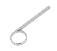 Remplacement de l'anneau de trompette |Anneau coulissant de valve en métal massif |Ajustement sécurisé pour la performance, la pratique du groupe, l'utilisation à l'école |Argent,