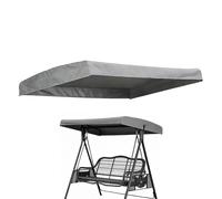 Remplacement De L'auvent De Balançoire - Remplacement De L'auvent De Chaise Pivotante De Patio 75 x 47 Pouces | Dessus De Hamac De Jardin Résistant Aux UV Pour Terrasse, Porche, Jardin (Gris)
