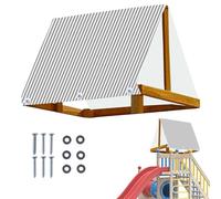 Remplacement de l'auvent Vàn Dè Kit de Balançoires - Voile de 43x90 Pouces | Remplacement Terrasse Balançoire Auvent 109 X 229 Cm pour Arrière-Cour Arbre Extérieur Terrasse Maison Découverte Jungle