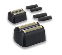Remplacement de l'ensemble de barre d'or et de coupe de rasoir en or Super Close compatible avec la série Vanish Series 5 Star Wahl (8173-700) (2 paquets)