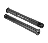 Remplacement de l'essieu traversant avant et arrière de vélo, compatible avec les vélos de 12 mm et 15 mm de diamètre, pas de filetage P1 5 et P1 75, construction en alliage d'aluminium (Φ12 x 180 L x