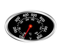 Remplacement de l'indicateur de chaleur du thermomètre sur le couvercle du gril pour 720-0697, 720-0737, BBQ TEMPETRAYAL GAUGE Remplacement des pièces pour -0830h, -0888,