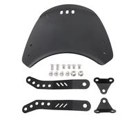 Remplacement de pare-brise pour moto SV1000, SV400, GS750E, déflecteur d’air avant avec supports de fixation, écran anti-mouches en aluminium résistant pour les modèles à (Noire)