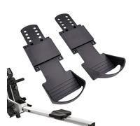 Remplacement de pédale de rameur - 1 paire de pédales de rameur, conception de texture antidérapante, accessoire de repose-pieds de vélo | Équipement d'entraînement quotidien pour la gymnastique à dom