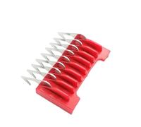 Remplacement De Peigne De Fixation De Tondeuse À Cheveux En Acier Inoxydable, Compatible For Wahl, Compatible For Moser, 1400 1853 1233 1234 1170 1230 1233-7100 Pièces De Rasoir(Red-3MM)