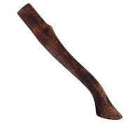 Remplacement de poignée de Hache en Bois hêtre 14, 6 Pouces, poignée hachette incurvée carbonisée avec Finition Lisse résistante