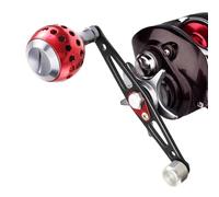 Remplacement de poignée de Moulinet - Bras Rotatif en d'aluminium, poignée Ergonomique, pièces de Rechange | Poignée de Moulinet pour Baitcasting, Bouton Ergonomique, Accessoire