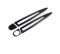 Remplacement de poignée de porte de voiture Pour BMW E90 E92 E93 1/2/3/4 Série 3GT X1/X3/X4/X5/X6 Poignée de porte en fibre carbone Bandes anti-collision Autocollants voiture(For two-door)