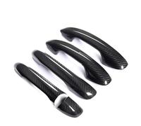 Remplacement de poignée de porte pour Mercedes pour Benz W177 V177 2019-2023 Accessoires de voiture Couvercle de poignée de porte en carbone véritable Autocollant Cadre Garniture extérieure