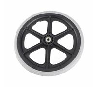 Remplacement de roue de fauteuil roulant de 14 pouces |Pneu en mousse de polyuréthane solide avec bande de roulement à adhérence améliorée |Roue arrière manuelle de fauteuil