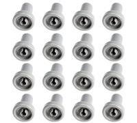 Remplacement De Roue De Panier De Lave-vaisselle 16 Pièces, Compatible For AEG, Compatible For ELECTROLUX, Modèles Dotés De Rouleaux De 25Mm