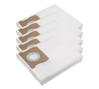 Remplacement de sac à poussière de pièces de balayage d'aspirateur, 5x sacs à poussière en polaire, Compatible avec la batterie compacte Karcher WD1 remplace 2.863-297.0
