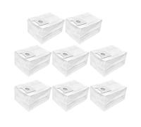 Remplacement de sacs à poussière haute capacité compatible avec Xiaomi Roidmi EVA SDJ06RM accessoires d'aspirateur robot de vidange autonettoyant (Color : 8pcs)