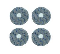 Remplacement de Stent de tampons de vadrouille, compatibles for Xiaomi, Omni, Robot, X10 +, pièces de chiffons en tissu de vadrouille lavables for aspirateur robot(4 pcs B)