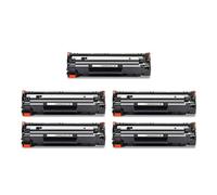 Remplacement de Support de Toner Compatible Compatible avec P1002 P1003 P1004 P1005 P1006 P1009 Noir avec Puce modèle 435A 435 35a CB435A(5pcs-Black)