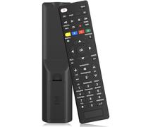 Remplacement de telecommande Universelle pour LG/Samsung/Sony/Toshiba/Sharp/Hitachi/TCL/Sanyo/Philips/Panasonic Smart TV -Configuration Facile de télévision (Noir)