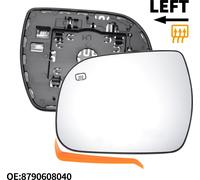 Remplacement De Vitre De Rétroviseur Avec Plaque De Support Pour Toyota Sienna 2011-2019 C?té Gauche 1 Ensemble