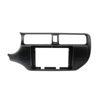 Remplacement de voiture Cadre de façade d'autoradio audio 2 Din compatible avec KIA RIO 2012 Kit de garniture de panneau de montage de tableau de bord stéréo grand écran 9 pouces avec trou SRS Intérie