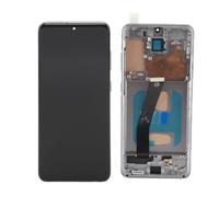 Remplacement D'écran Organique pour S20 4G, Cadre S20 de 6,2 Pouces, Outils D'assemblage de Numériseur pour S20 4G pour G980 (Gray)