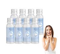 Remplacement dentaire temporaire cosmétique - Kit de réparation dentaire temporaire - Kit de réparation dentaire d'urgence, pâte de remplissage provisoire modelable et billes pour dents (8 bouteilles)