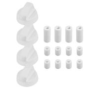 Remplacement Des Boutons De Commande,boutons De Commande De Cuisinière,4X Brûleur De Cuisine Remplacer - Accessoires De Bouton De Cuisinière De Thermostat Pour La Maison Pour Les Cuisinières De Cuisin