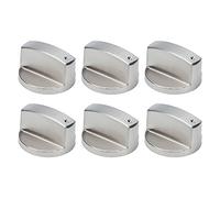 Remplacement des Boutons de Cuisinière, 6 Pièces de Remplacement de Bouton de Cuisinière, Boutons de Cuisinière à Gaz Bouton Rotatif de 8 Mm Bouton de Cuisinière à Gaz de